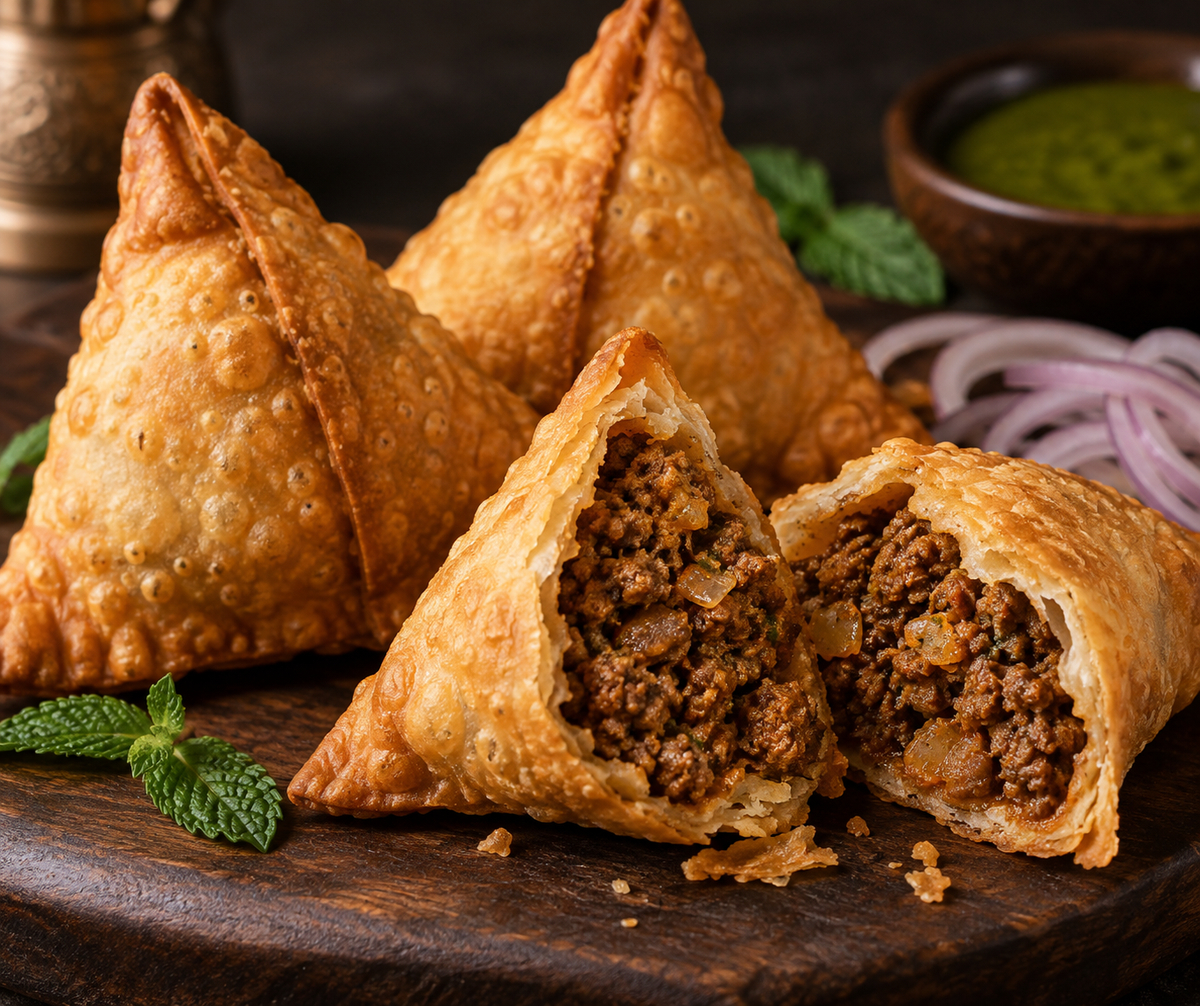 Mutton Keema Samosa