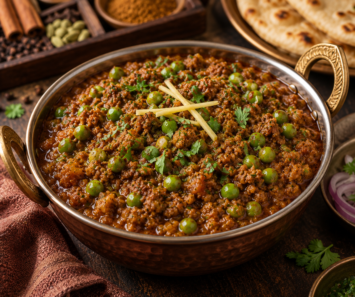 Garam Masala Keema Matar
